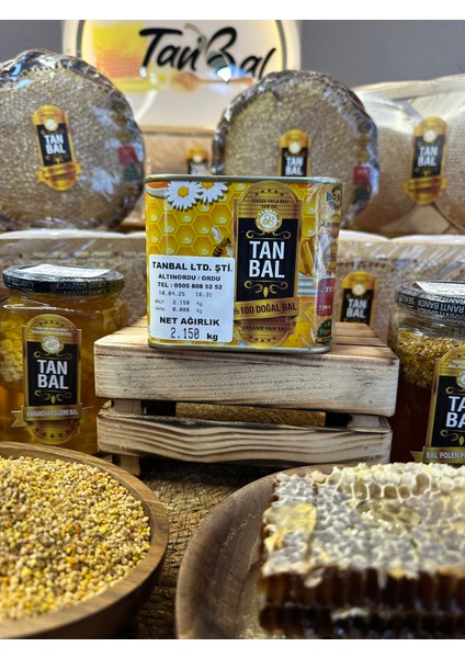 Organik 2 kg Yayla Çiçek Ham Süzme Bal fırsatları