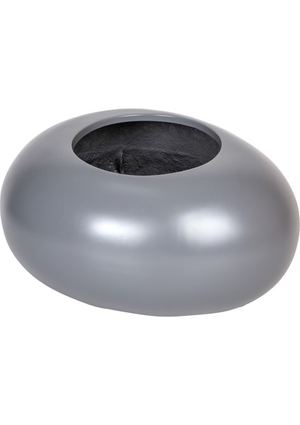 Fiber Saksı Armut Büyük Antrasit 60X50X30 Cm.