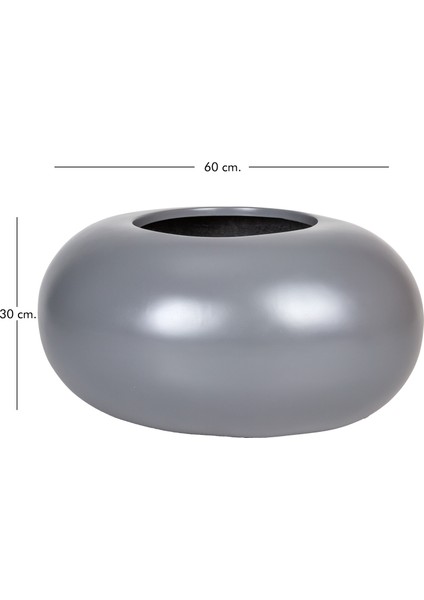 Fiber Saksı Armut Büyük Antrasit 60X50X30 Cm. indirimleri