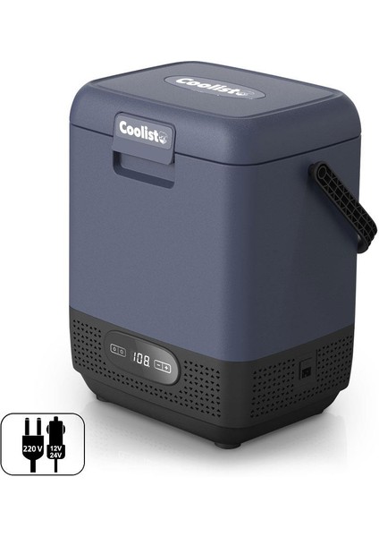 Clk12 12/24volt/ 220volt 12 Litre Taşınabilir Kompresörlü Oto Buzdolabı