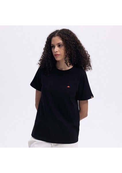 EF174-BK Bisiklet Yaka Kadın T-Shirt - Siyah modelleri