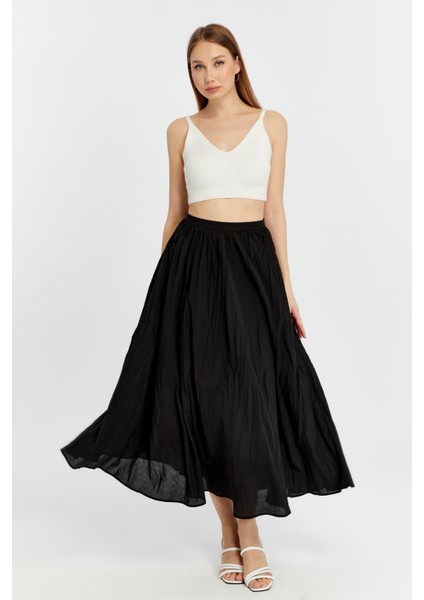 Siyah Krinkıl Vual Etek