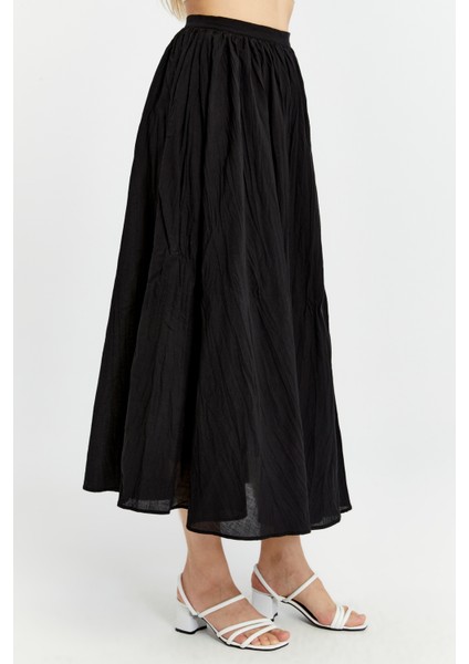 Siyah Krinkıl Vual Etek indirimleri