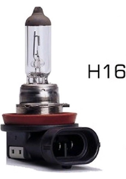 12V H16 Ampul 19W Beyaz Işık 5500K
