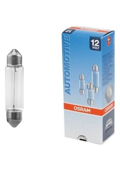 12V Sofit Ampul 10W Uzun Tip (41 Mm)
