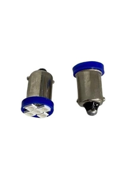 12V 53 Ampul 5 Ledli Mavi (2 Ad)