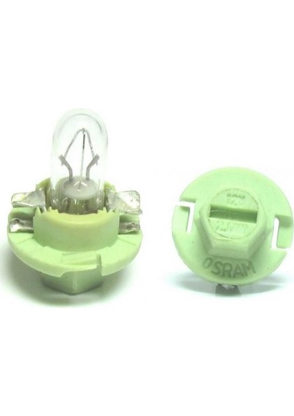 12V Duylu Gösterge Ampulü Dipsiz 2W (Küçük Yeşil)
