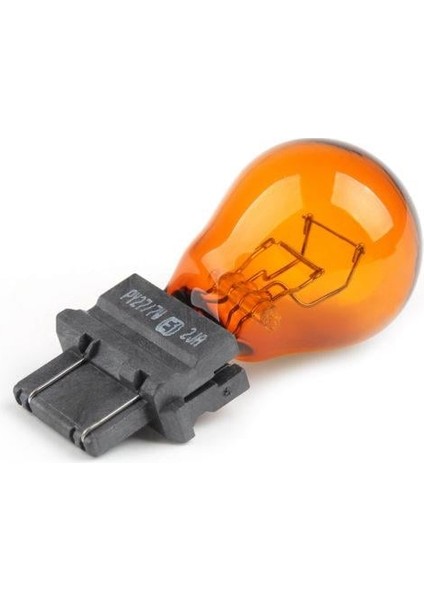 12V 1016 AMPUL DİPSİZ T20 27/7W (PLASTİK DİPLİ) SARI