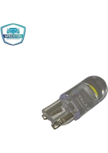 12V DİPSİZ AMPUL T10 COB LEDLİ 6000K (1 AD)