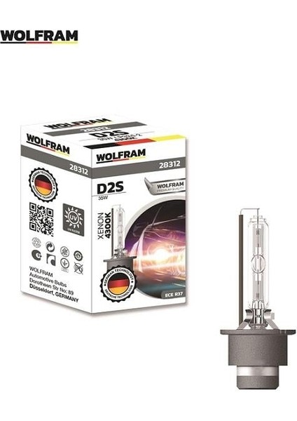 12V-85V Xenon Ampul D2S 35W 4300K Germany