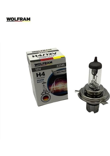 12V H4 Ampul 100/90W 43T Germany