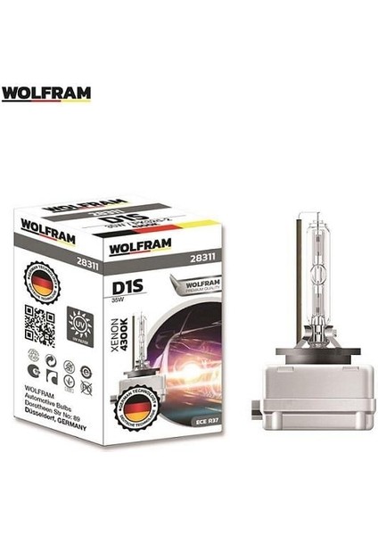 12V-85V Xenon Ampul D1S 35W 4300K Germany