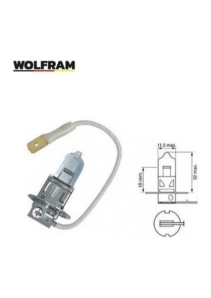 12V H3 Ampul 55W Standart Germany