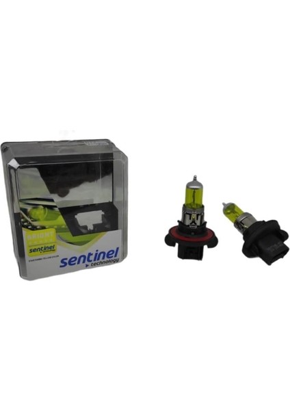 12V H13 9008 Ampul 100/80W Sarı Işık 3 Fiş Soketli (2 Ad)