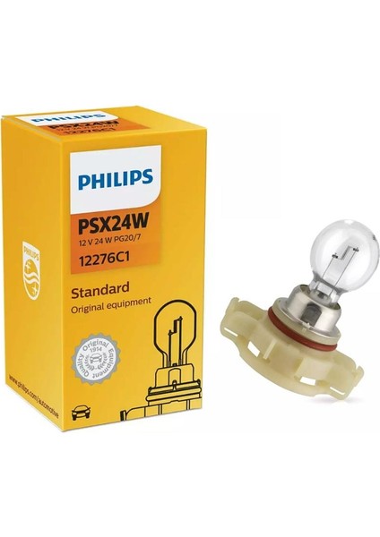 Phılıps 12V Gündüz Sürüş Ampulü Soketli PSX24W