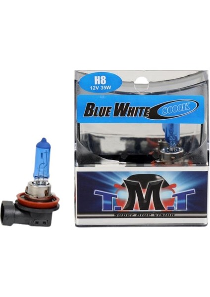 12V H8 Ampul 35W 8000K Beyaz Işık (Korea) ( 2 Ad)
