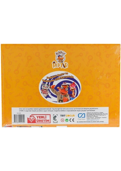 5208 Dedektif Reptır Frame Puzzle 35 Parça -Ca Games modelleri