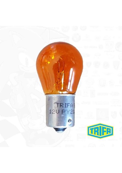 12V 93 AMPUL 21W SARI (DÜZ TIRNAK) GERMANY