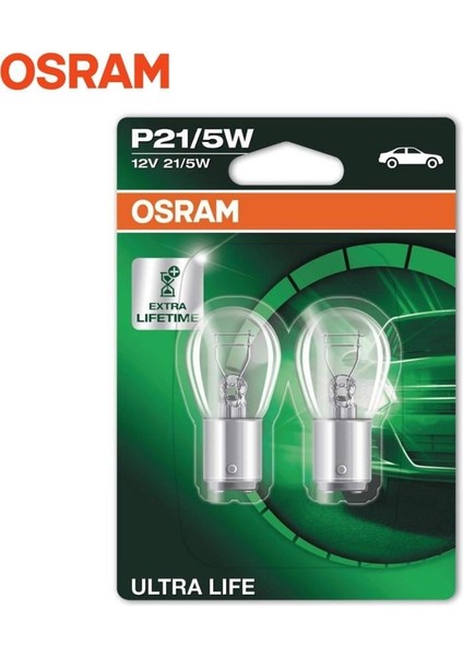 12V 1016 AMPUL 21/5W ULTRA LIFE BAY15d (2 ADET)