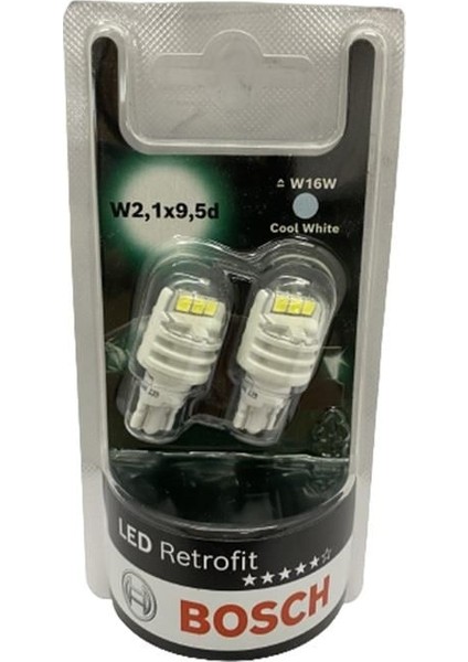 12V T15 Dipsiz LED Ampul Beyaz (2 Ad)