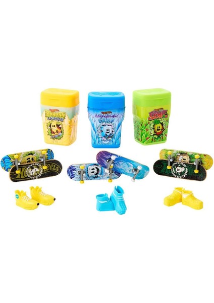 HTP10 Hot Wheels Skate Ikili Parmak Kaykay Kutusu (Aromalı Sakız Kutusu Temalı)