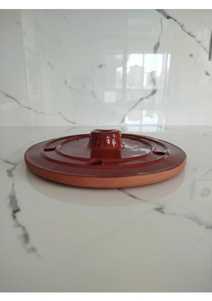 Sarma Taşı Kapağ 23 cm - Çömlek Delikli Taşı- Yaprak Sarma Güveç Kahverengi Kapak 23 cm modelleri