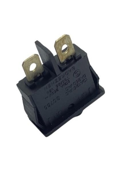 Tuşlu Anahtar Mini Dar Tip Işıksız Siyah (On-Off) fiyatları