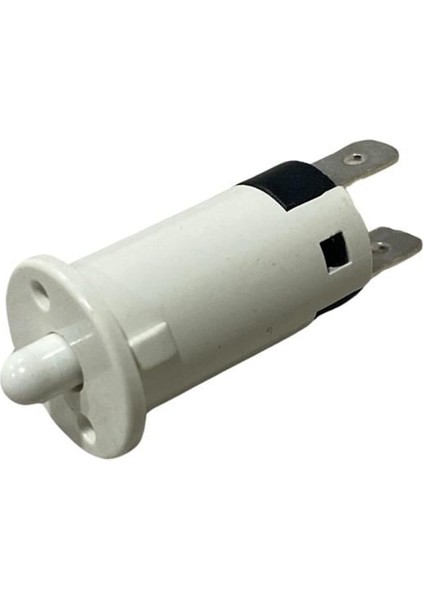 Mini Buton Pls (Ters Kontak) (On/off) (12 Mm) Beyaz