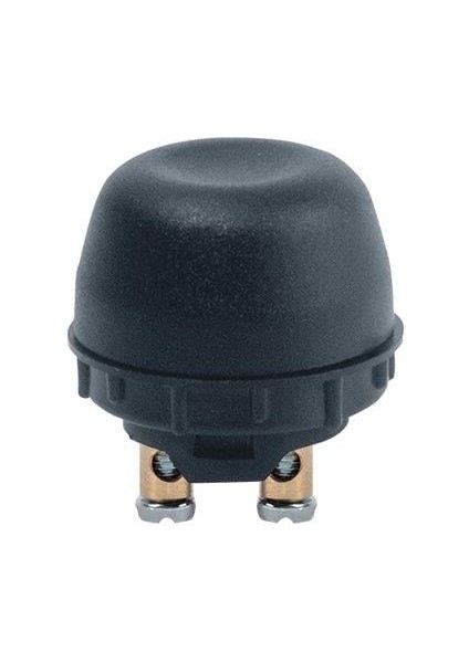 Aksa Buton (Vidalı) (Lastikli) (25 Mm) Siyah