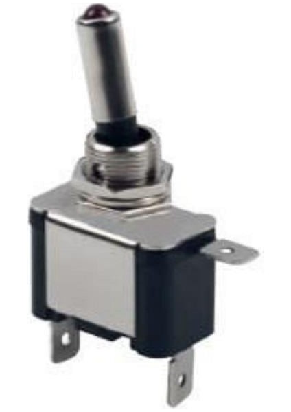 ÇIT-ÇIT ANAHTAR 2 UÇLU IŞIKLI METAL (ON-OFF)