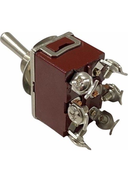 Çıt Çıt Anahtar Tek Tarafa Yaylı On-(On) (6 Uçlu) (Metal) (32*20 Mm) fiyatları