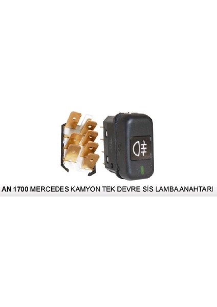 Sis Anahtarı (7 Fiş) Tek Devre Mercedes Kamyon 2521