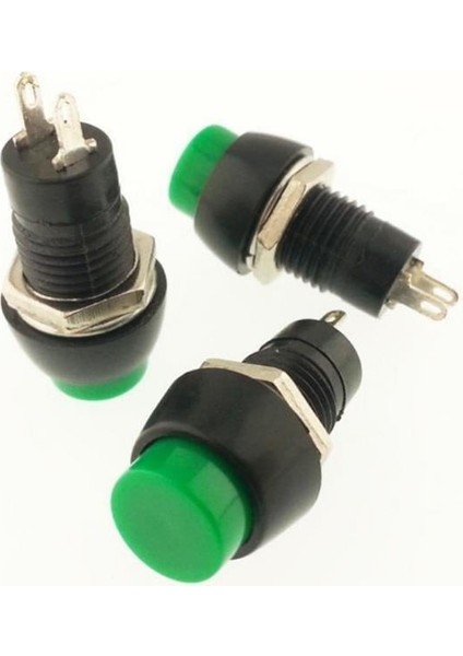 Mini Buton Pls (Kalıcı) (On/off) (10 Mm) Yeşil