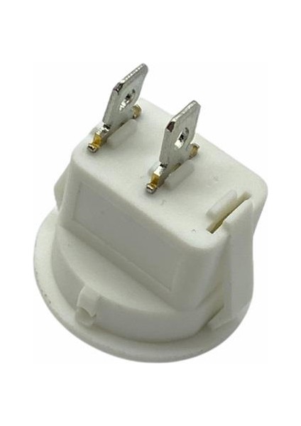 Tuşlu Anahtar Yuvarlak (20 Mm) (2 Fiş) (On-Off) Beyaz fiyatları