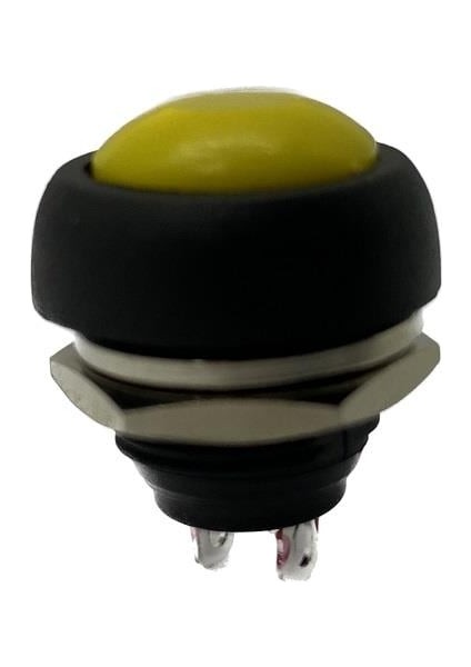 Mini Buton (12 Mm) Sarı