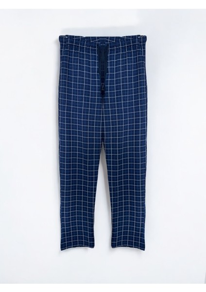 Erkek %100 Pamuk Yüksek Kalite Rahat Cepli Pijama Altı