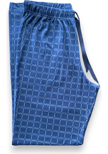 Erkek %100 Pamuk Yüksek Kalite Rahat Cepli Pijama Altı