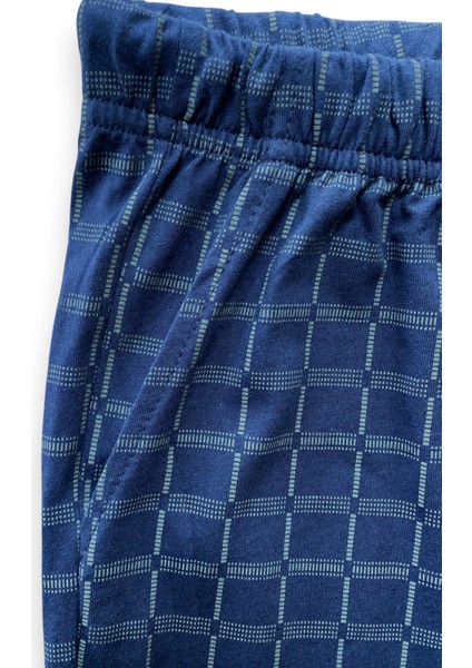 Erkek %100 Pamuk Yüksek Kalite Rahat Cepli Pijama Altı