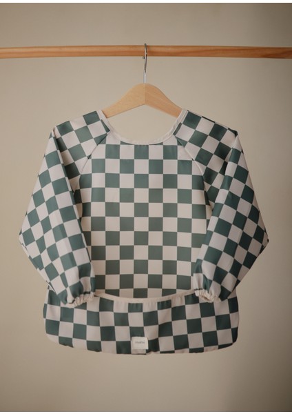 Uzun Kollu Önlük - Olive Check fiyatları