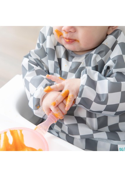 Uzun Kollu Önlük (6-24 Ay) - Charcoal Check modelleri