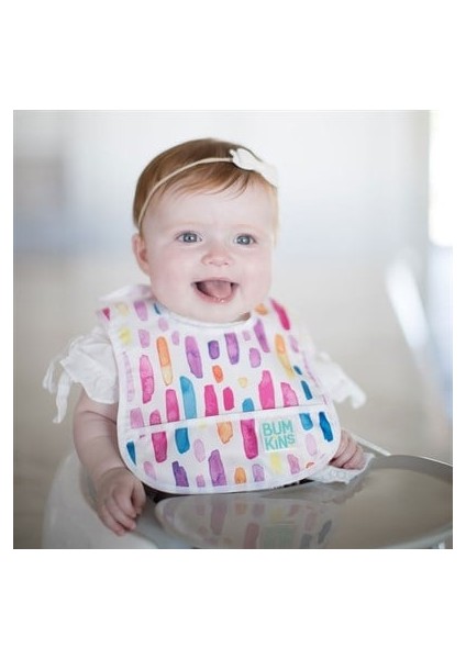 Başlangıç Önlüğü (3-9 Ay) 2li Paket - Watercolor & Brush Strokes modelleri