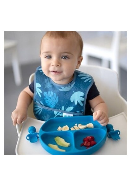 Başlangıç Önlüğü (3-9 Ay) 2li Paket - Dinosaurs & Blue Tropic modelleri