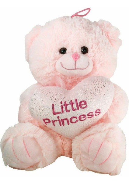 PABA501532-25 Peluş Kalpli Ayı 25 cm -Vardem