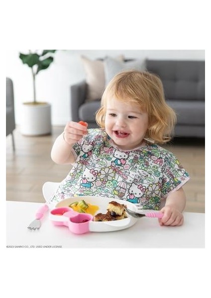 Kısa Kollu Önlük (1-3 Yaş) - Sanrio Hello Kitty modelleri