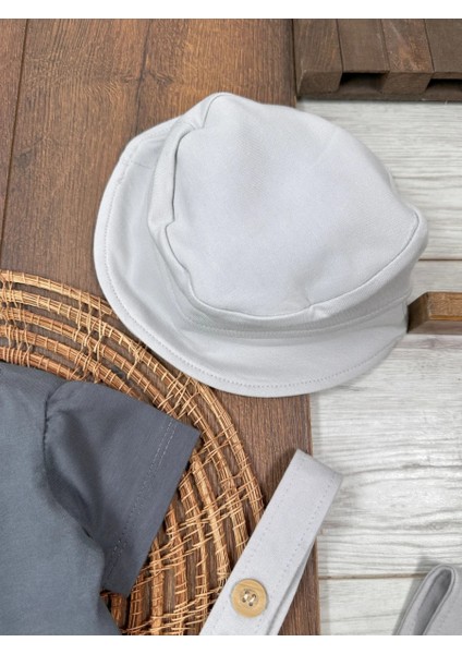 Slopet Tulum Şapkalı Omuzdan Çıtçıtlı Badili Yazlık Erkek Bebek Takım indirimleri