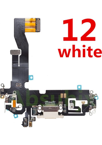 Apple iPhone 12 Full Şarj Soketi (Beyaz)