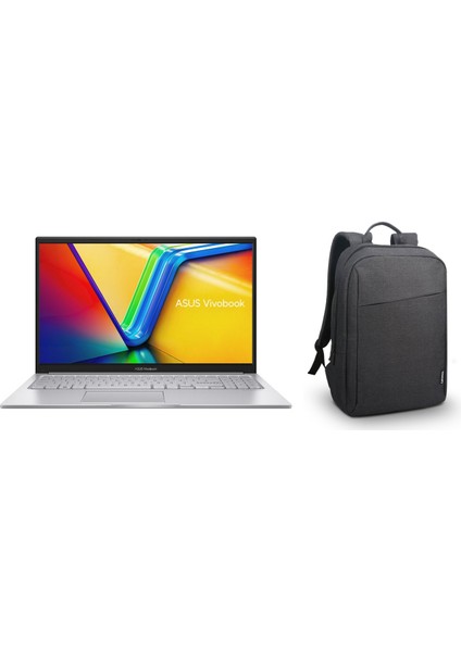 Vivobook 15 X1504VA-NJ104N1C Intel Core I5-1335U 16GB 512GB SSD 15.6" Fhd IPS Panel Freedos Taşınabilir Bilgisayar + Lenovo B210 Çanta