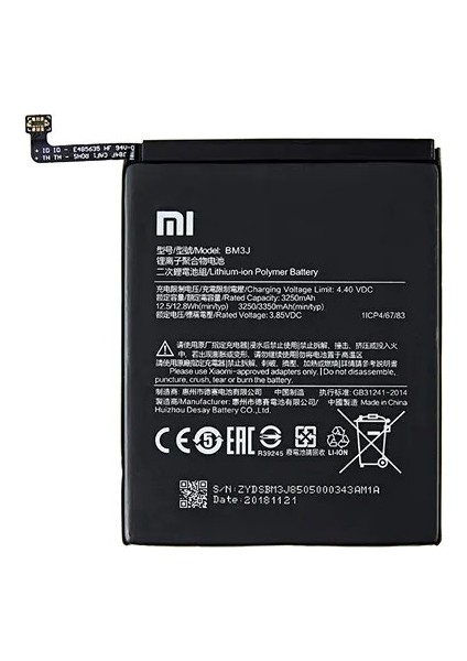 Xiaomi Mi 8 Lıte - Bm 3j - Uyumlu Batarya Pil Sıfır