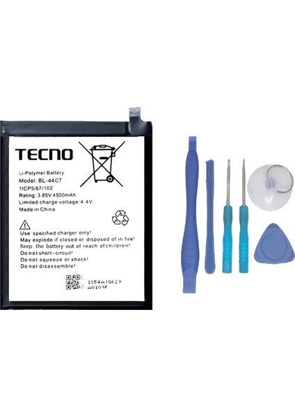 Tecno Camon 16 Premıer Uyumlu Batarya Pil Sıfır + Tamir Seti