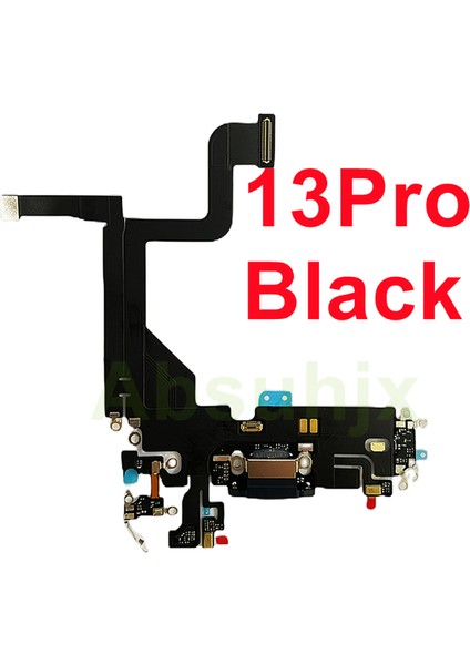Apple iPhone 13 Pro Full Şarj Soketi (Siyah)